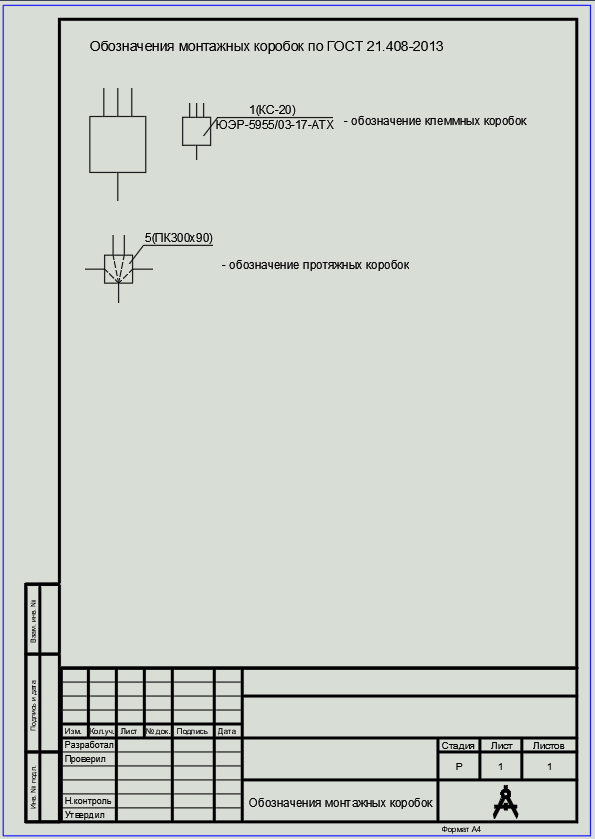 УГО коробок